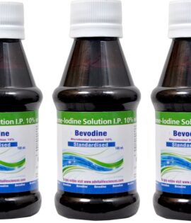 Advita Lifesciences Bevodine Povidone Iodine Solution I.P. Grade 10 % 100 ml