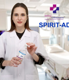 ADVITA LIFESCIENCES SPIRIT-AD 70% ISO PROPYL ALCOHOL I.P. GRADE 400 ML
