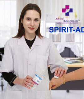 ADVITA LIFESCIENCES SPIRIT-AD 70% ISO PROPYL ALCOHOL I.P. GRADE 400 ML