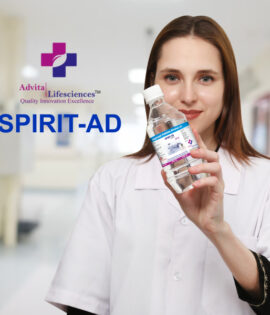 ADVITA LIFESCIENCES SPIRIT-AD 70% ISO PROPYL ALCOHOL I.P. GRADE 400 ML